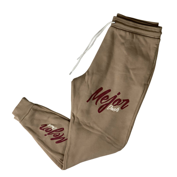 Logo Jogger Tan Plum – MejorDash