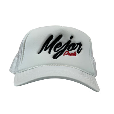 Logo Trucker Hat White