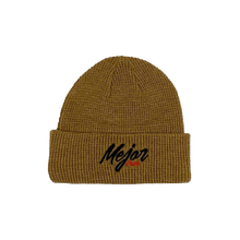 MejorDash Logo Beanie x Caramel with Black/Red