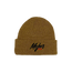 MejorDash Logo Beanie x Caramel with Black/Red