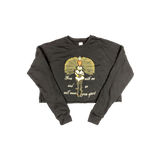 Grow With Me Premium Crop Crew x Black